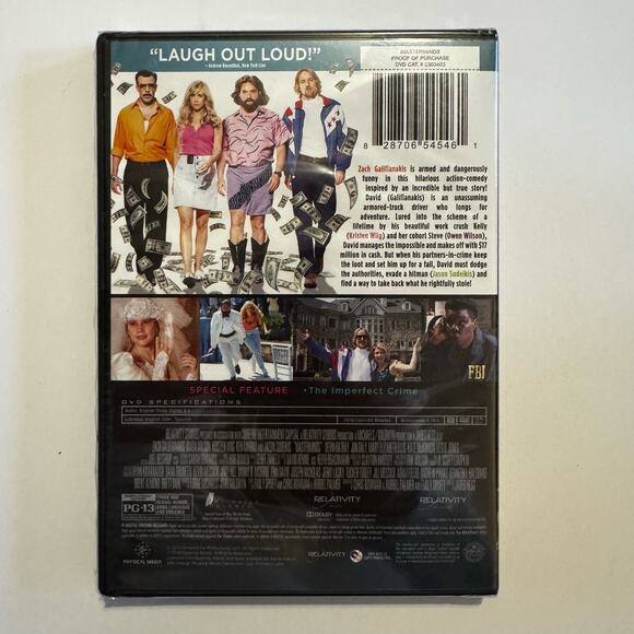 New‎ Masterminds DVD 2016 Galifianakis Wilson Wiig Sudeikis - Picture 2 of 2